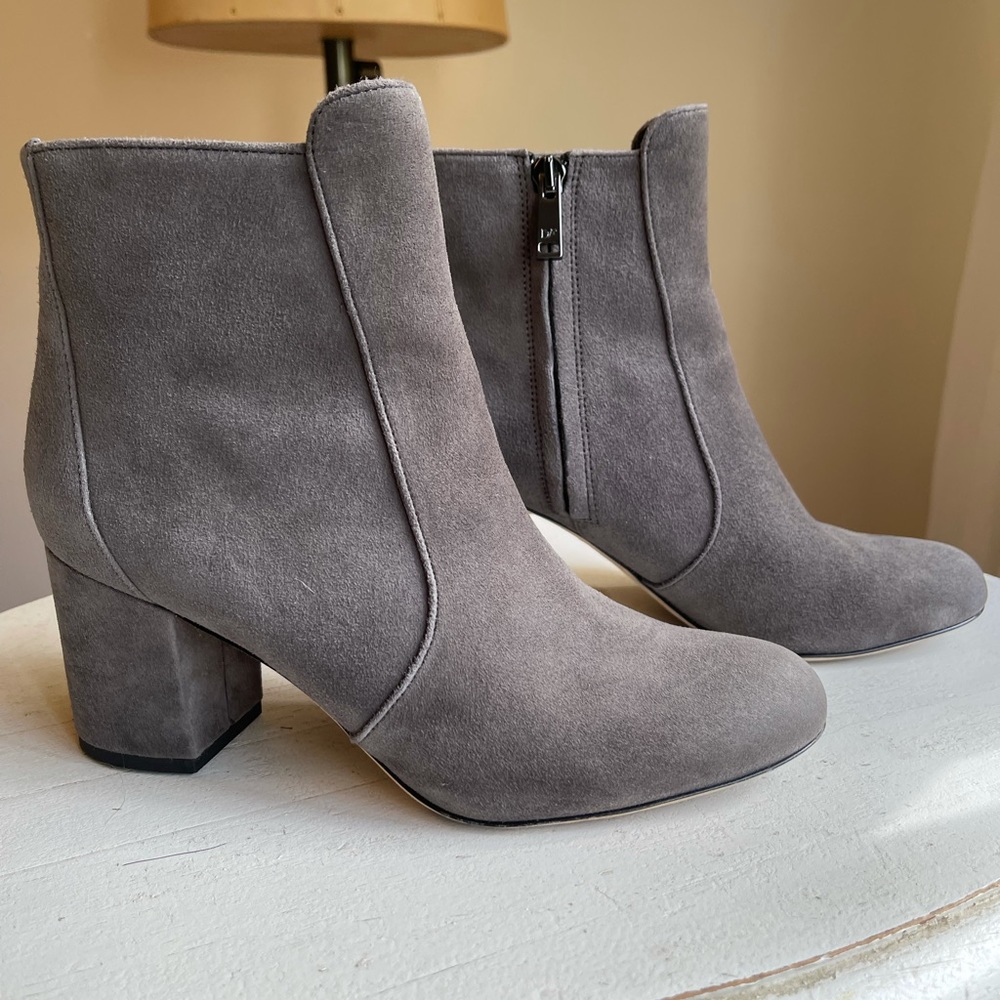 DIane Von Furstenberg suede ankle boots